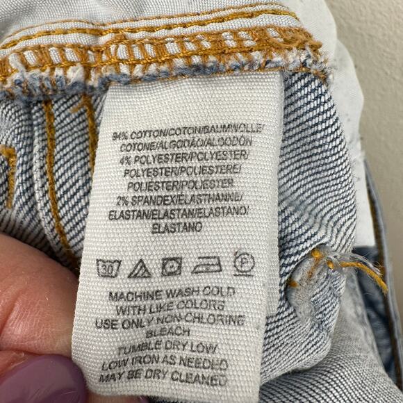 Free People Rita Crop Flare Jean Raw Hem Medium Wash Women's 29 Boho - Picture 9 of 11